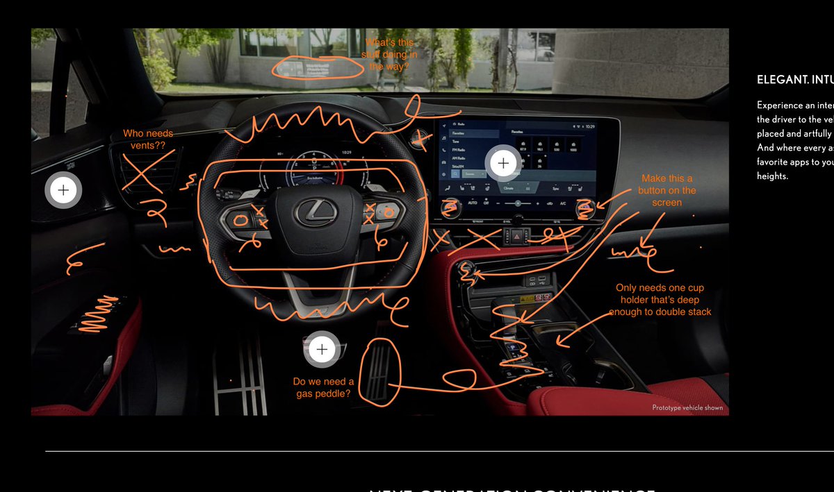 If <a href="/elonmusk/">Elon Musk</a> redlined the new <a href="/Lexus/">Lexus</a> NX interior