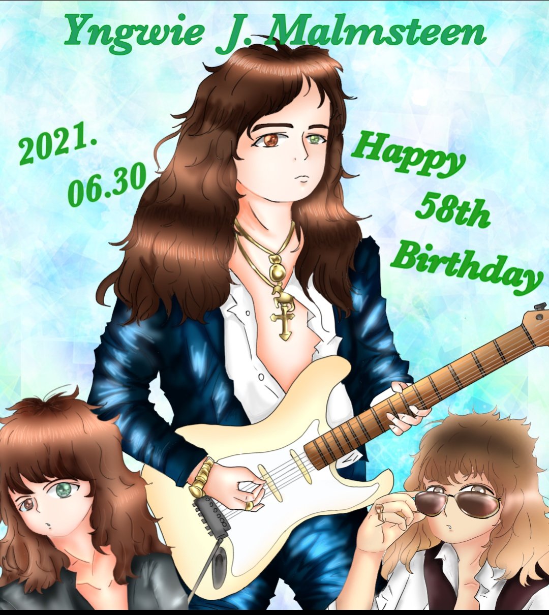  Happy birthday
Yngwie Malmsteen!!    