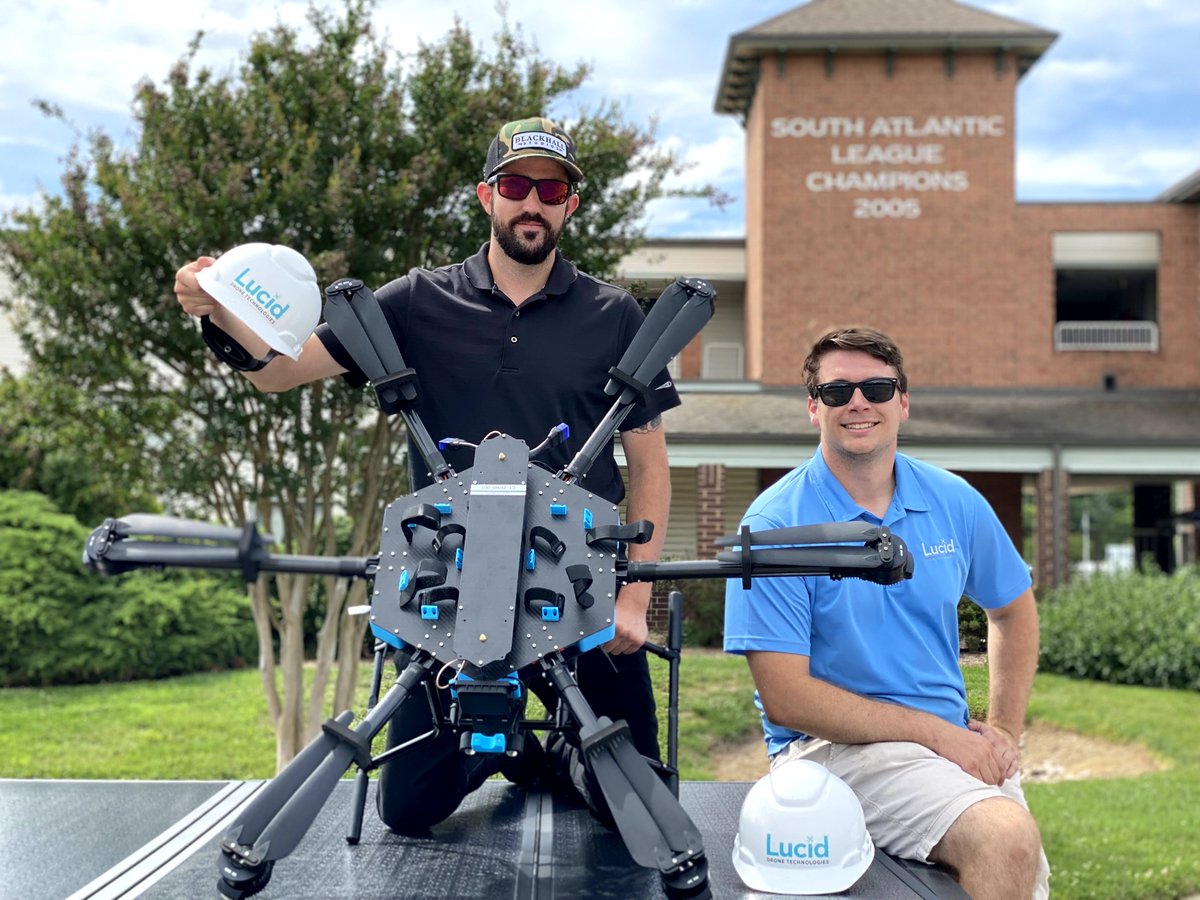 Lucid Drone Technologies, Inc. on "The cleaning industry in has a new player! Chris from @atlantadronepro finished his on the C1 Cleaning drone and is bringing his Lucid