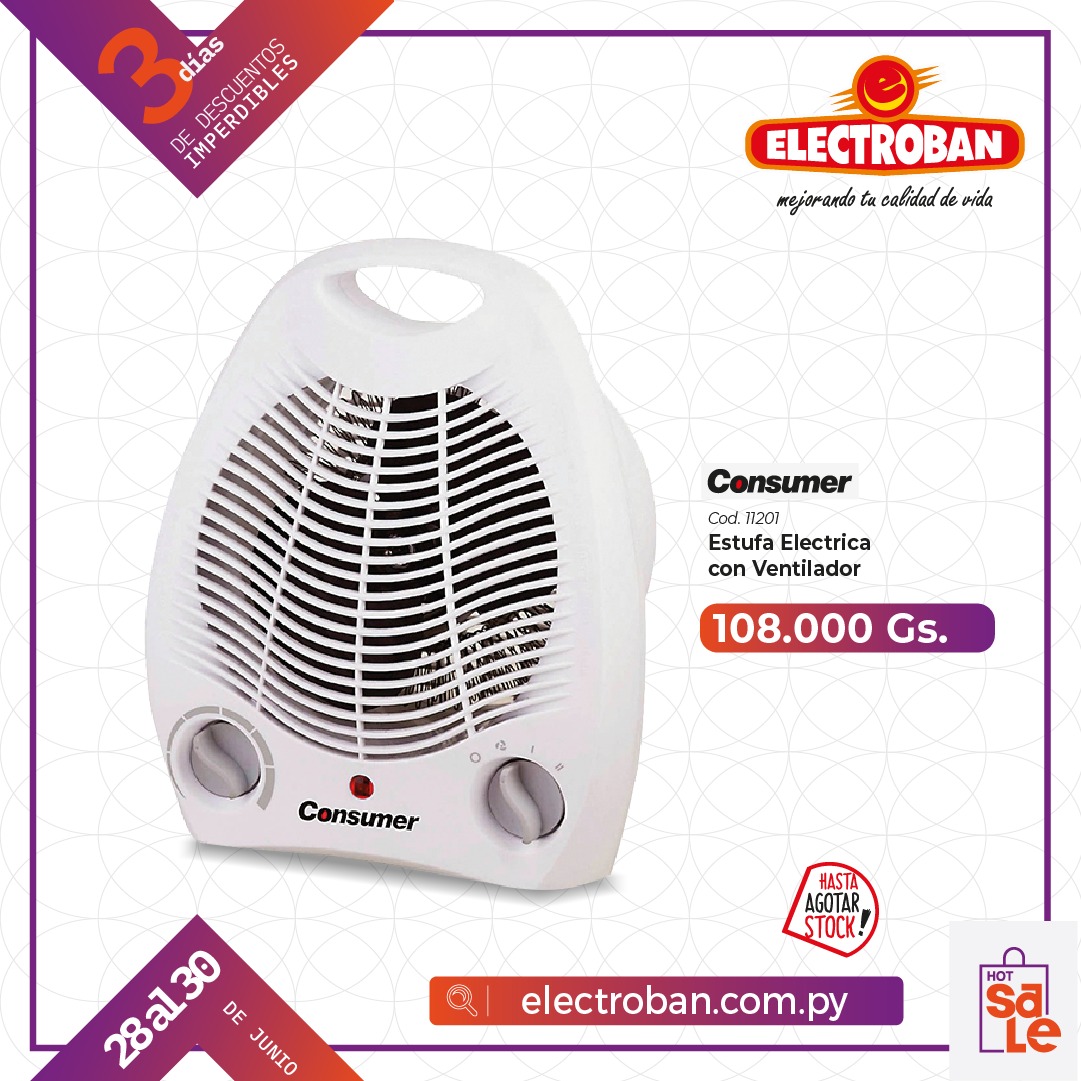 electrobanpy's tweet image. ¡🔥HOT SALE🔥🥳🎊🛒 
👨🏻‍💻 Ingresá a: electroban.com.py