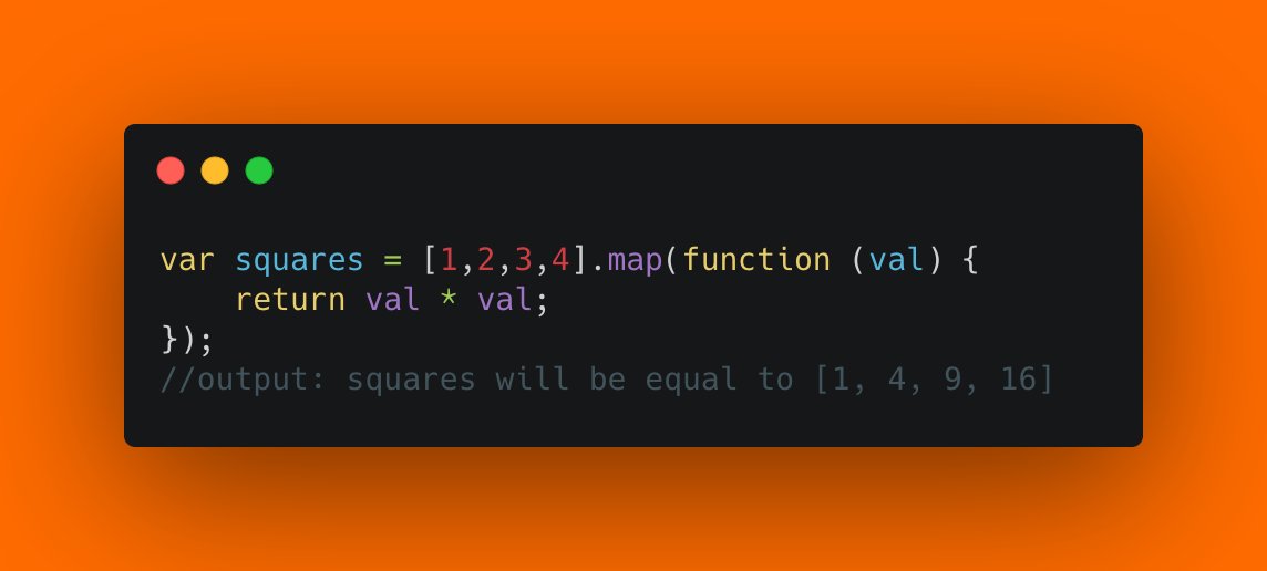 groziit's tweet photo. JavaScript Tip 😋
Use map() function to loop through an array’s items 👇🏻

#javascript #100daysofcode #code #Coding #Django #datascience #programming #webdevelopment #php #java #linux #css #codinglife #developer #tech #WomenWhoCode #CodeNewbies https://t.co/7EVUft7tcO
