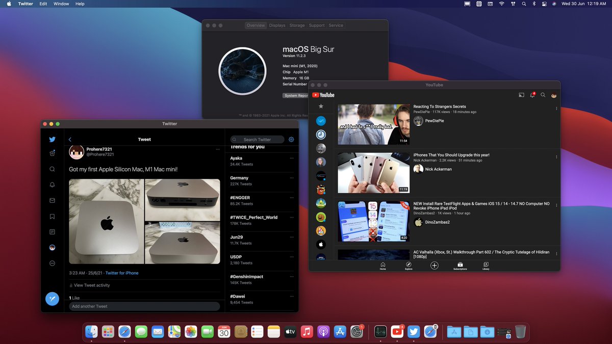 Twitter for iPad for Mac
(Using iPadOS version of Twitter)