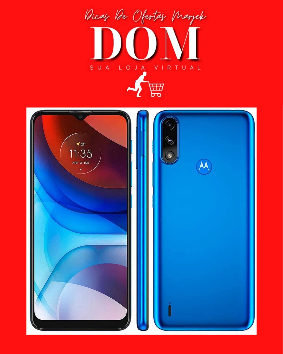 Celular Motorola Moto E7 Power Azul Metalico 32gb Tela 6.5 Cam Dupla 13mp + 2mp

Por: R$ 889,00

Em até 10x 89,90 Sem Juros 💳

🏪 Qual é a loja?  #Amazon 

 🛒LINK DE COMPRA : amzn.to/3AaE3o6