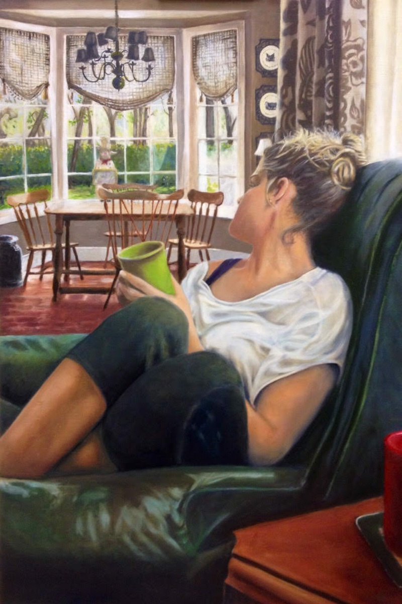 GreatPaintIn's tweet image. Greg Freeman's piece "Morning Day Dreamer" shows a woman who could be thinking about another day in lockdown. Freeman believes the pandemic gave us an opportunity to be grateful for things in our lives. #GreatPaintIn

See his story here: bit.ly/3q63SRC