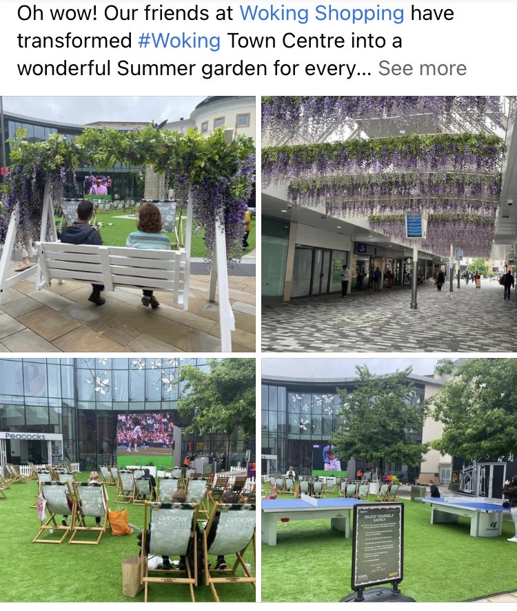 Wimbledon comes to Woking.