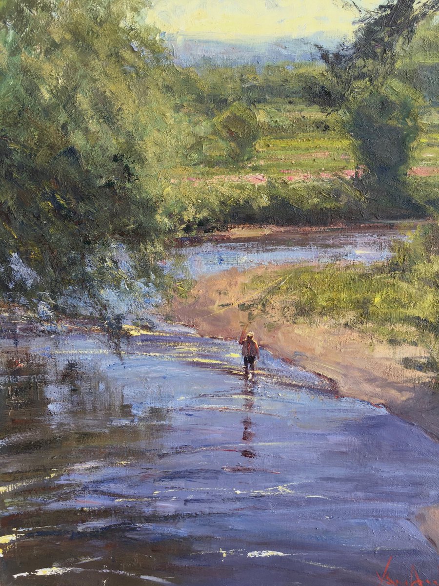 GreatPaintIn's tweet image. George Van Hook combined painting and fly fishing in his piece, "Casting at the River Bend". The piece is meant to provide a window into beauty and tranquility. #GreatPaintIn

See the full story here: bit.ly/3gExx1g