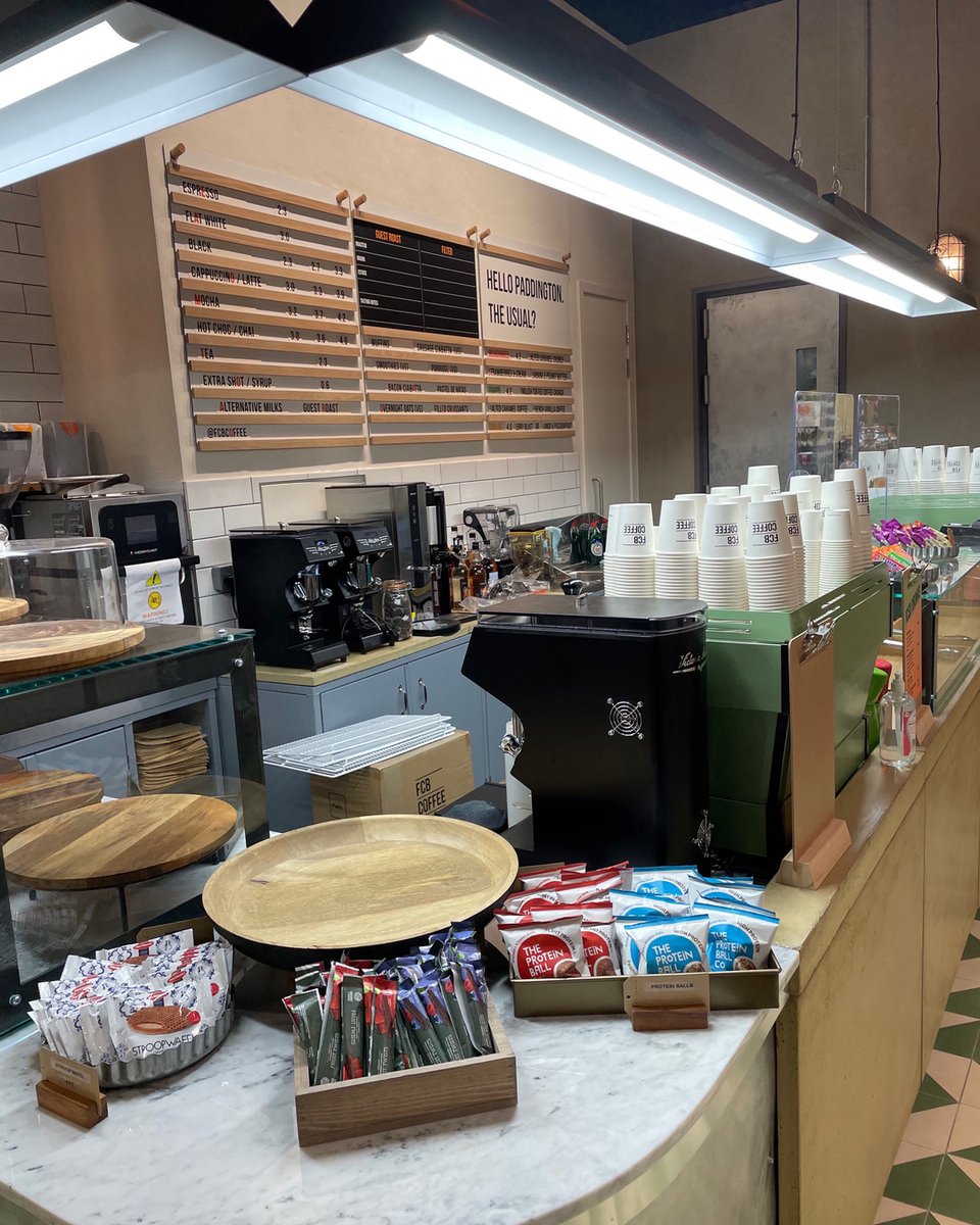 Just add ☕️ + 🥐 and we have a brand new store, sneaky peek inside our new shop opening this week at Paddington Station!
•
•
•
 #coffee #specialtycoffee #coffeebreak #coffeetime #coffeelover #coffeeshop #espresso #coffeeadict #cafe #barista @baristadaily #coffeegram #