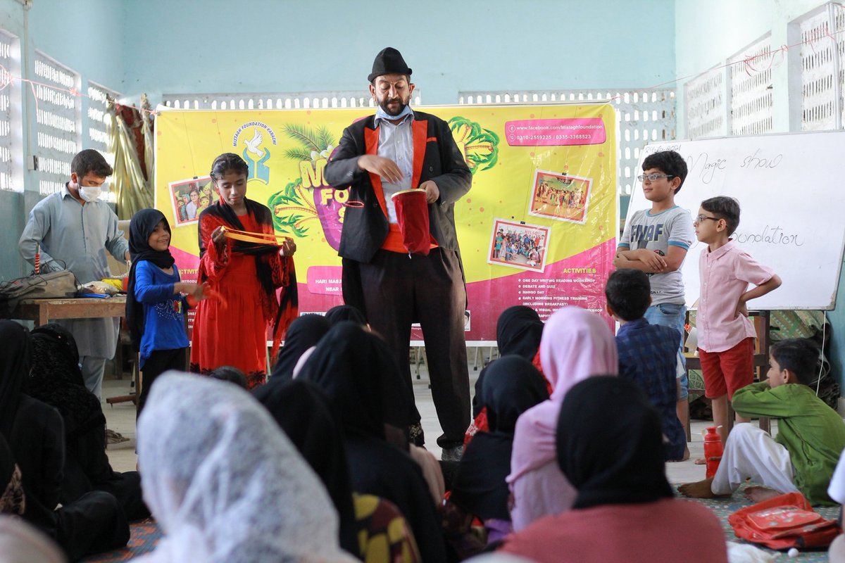 mahin_baloch's tweet photo. Last day of Summer camp 2021
Closing ceremony with Magic Show
Thank you master Tanveer Malik for coming at our school our students enjoyed alot lots of love prayers support for you Allah bless you
HOST: Zubair & Mazain
#Summercamp2021
#WorkForChange
#Mistagh_Foundation https://t.co/8yAbWKIVic