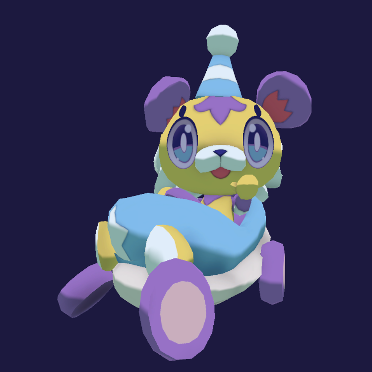 LostCircus2's tweet photo. 🏎️Automatiger goes Vroom Vroom to lure monsters away from you!

🖌️ Its pastel color scheme and the way it wobbles show that friendship is never too far!

🤖Automatiger was sculpted in Zbrush, polished in Maya and toon shaded in Unity.

#gameart, #gamedevelopment https://t.co/iTA56AarHh