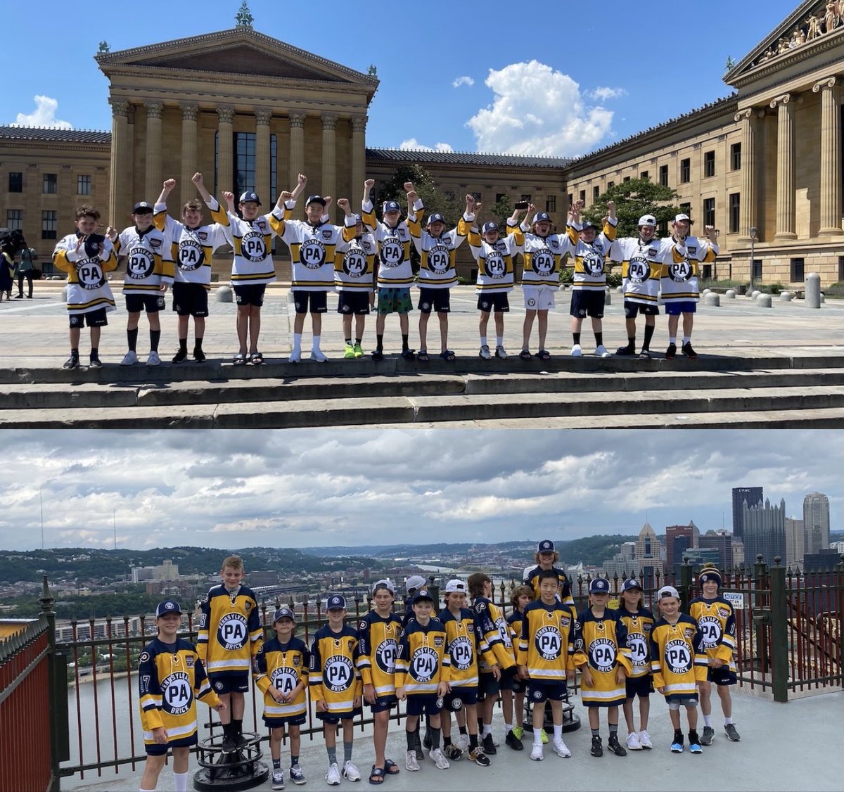 Team Pennsylvania Brick would like to thank <a href="/penguins/">Pittsburgh Penguins</a> and <a href="/NHLFlyers/">Philadelphia Flyers</a> for the amazing support! These young athletes are thankful for the opportunity to compete next week in Las Vegas.  We are proud to represent both Pennsylvania <a href="/NHL/">NHL</a> franchises as we compete for the championship.