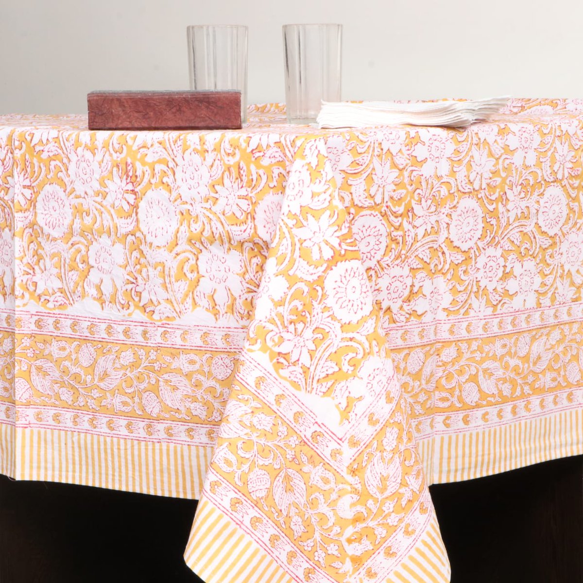 Handmade cotton table covers 
Sanganeri block Printed table covers 
#meerahandicrafts #blockprinttablcover
#sanganeriblockprint table covers 
meerahandicrafts.in 
WhatsApp and call 
916378665195
919660845559
