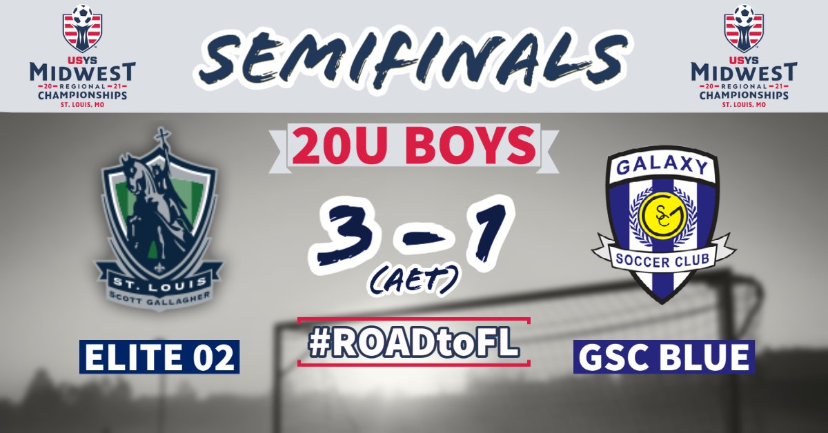 MOyouthSoccer's tweet photo. 5 Teams. 4 Matches. 3 Finalists. 2 Age-Groups. 1 Game Left on the #ROADtoFL! Ready for tomorrow!! 🤩🏆@usysncs https://t.co/BLQhXZYeJP