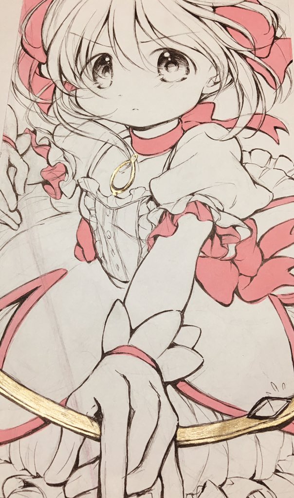 鹿目まどか 「」|𝓗🎀のイラスト