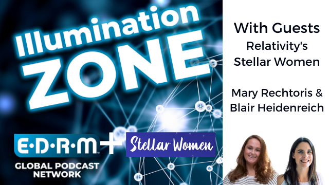 Out on the #EDRM's Illumination Zone- <a href="/mackmary/">Mary Mack</a> and <a href="/kayleewalstad/">Kaylee Walstad</a> sit down for episode 3 on a #MentalHealthMatters #Crossover event with the <a href="/Relativity/">Relativity Media</a> <a href="/StellarWomen/">Stellar Women</a>  <a href="/Mary_Rechtoris/">Mary Rechtoris</a> and Blair Heidenreich discussing re-emerging from the #Pandemic podcasts.apple.com/us/podcast/ill…
