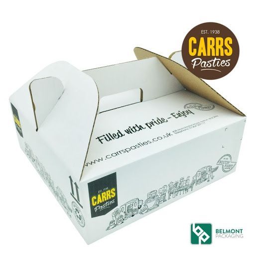 BelmontPkgLtd's tweet image. The famous Bolton bakery came to us for a fully branded transit packaging box.Carrs had concerns that their branding colours wouldn't match, but our advanced machinery allowed us to match the colour to perfection.
Take a look here- buff.ly/2L0bVg0
#transitpackaging #box
