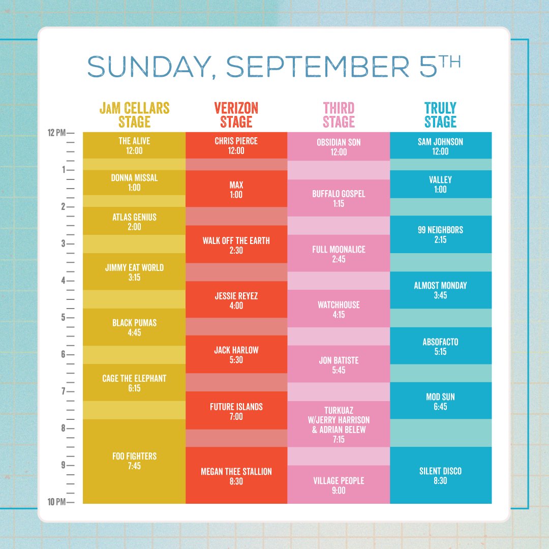 BottleRock 2021 schedule