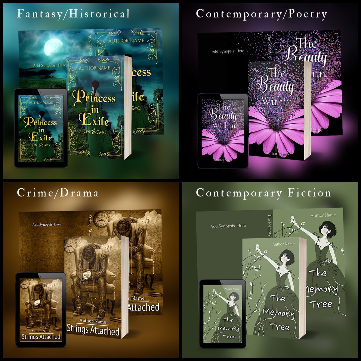 Black Cat Graphic now offers book cover design! tweet media