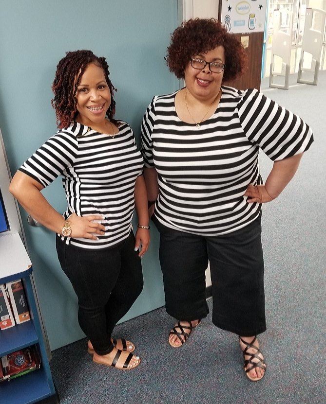 Twin Day for #CampFreedom Spirit Week! Dr. Garner with @cishouston and Ms. Love. Ms. Banks @thestarchild31 and Ms. Wilson @TeagueLMC
#MakingOurMark #AldineAnywhere #TrojansLead #WeAreTeague #AldineSummer @lstoliver12