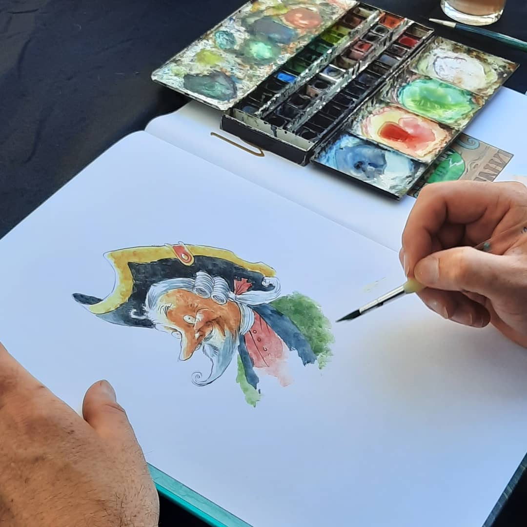 Bachibouzouklib's tweet photo. Retour sur la dédicace de Masbou, samedi dernier ! 🖼🖌
#bd #pau #france #librairie #bookstagram #masbou #decapeetdecrocs #france #lebaron https://t.co/VSFpdZ1Hza