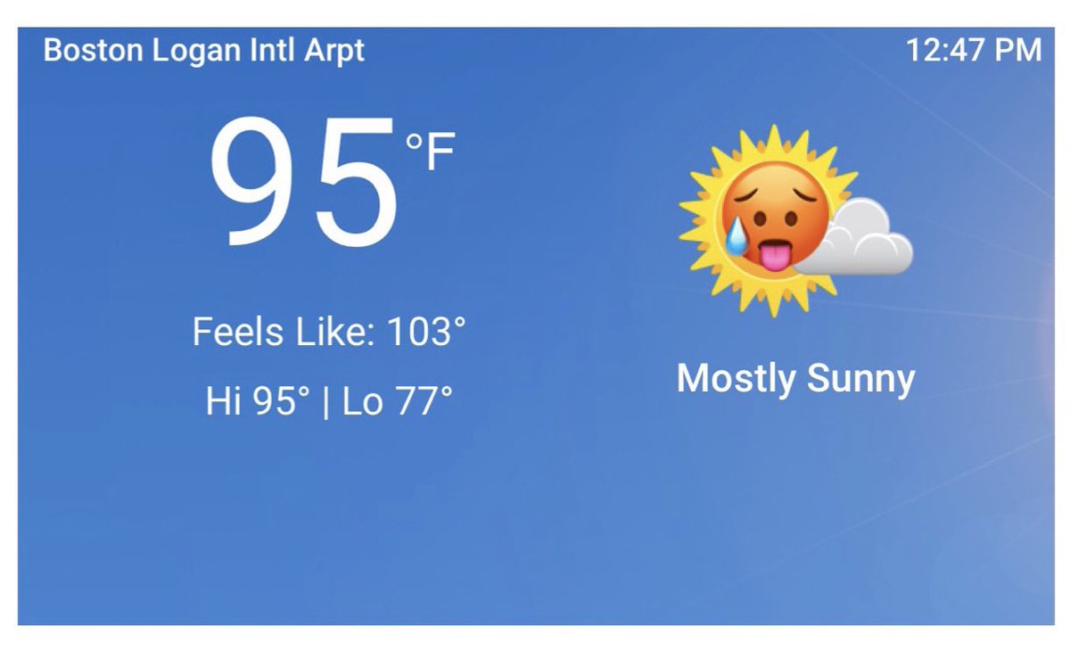 ChelseaScanner's tweet photo. It’s a scorcher out there folks…. #WickedHot #SummerHeat #ChelseaMA https://t.co/63yb5ocuHH