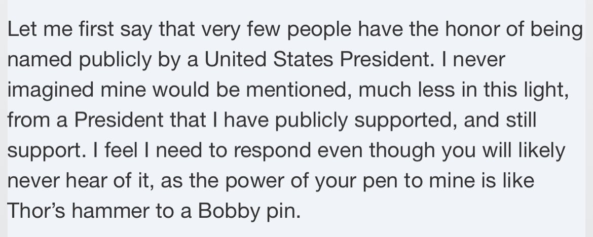 zittrain's tweet image. This is a real letter from state senator Chris Kapenga, a die-hard Trump supporter, after Trump accused him of covering up election fraud. (!) He calls out Trump’s lies … amidst Pravda-era praise.

Stockholm Syndrome could be renamed for a town in Wisconsin’s 33rd district.
