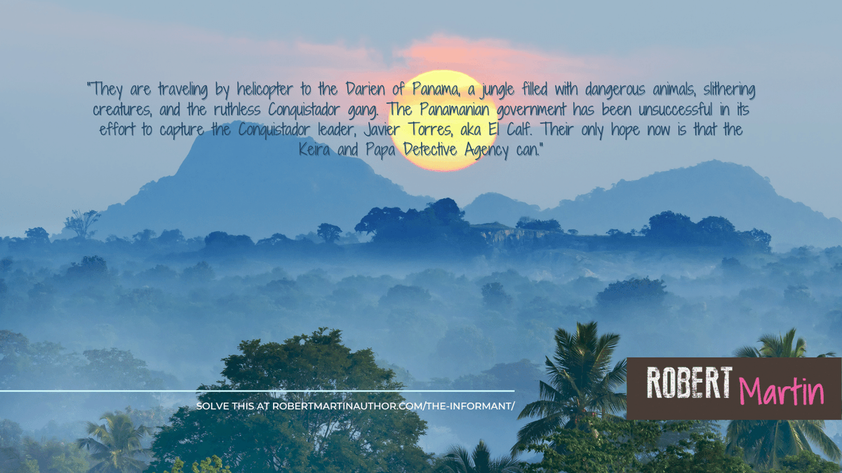 RobertMartinBks's tweet photo. Summer reading can take you anywhere! Take a child you love on a Central American adventure with Kiera and Papa as they unravel the mystery of The Informant in this free short story by Robert Martin.
Solve This: https://t.co/WBgOg9Um86
#robertmartinauthor #summerreads https://t.co/relaLOTh2a