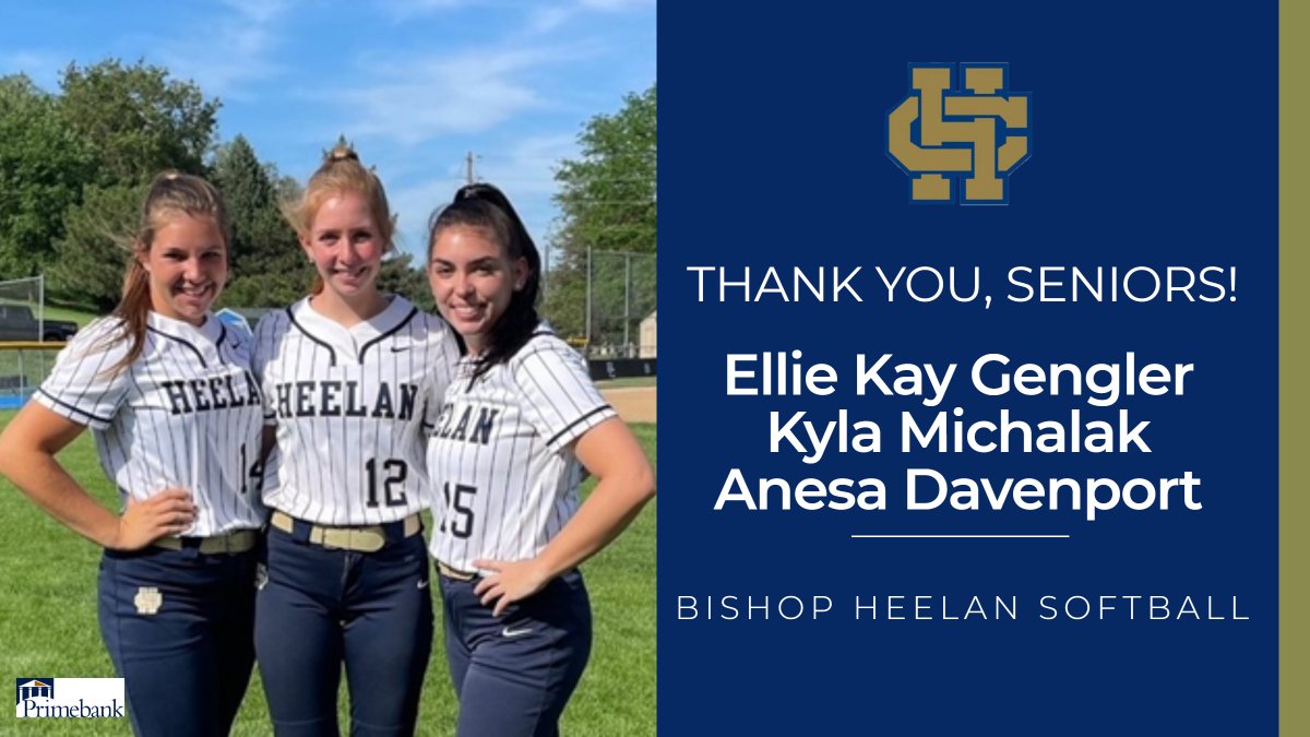 BHCS_Athletics's tweet photo. Softball Senior Night! Come support these hardworking ladies tonight as they take on CBAL in a doubleheader. First pitch will be at 4:00PM at Bishop Mueller. https://t.co/HZvS8ftqJ1