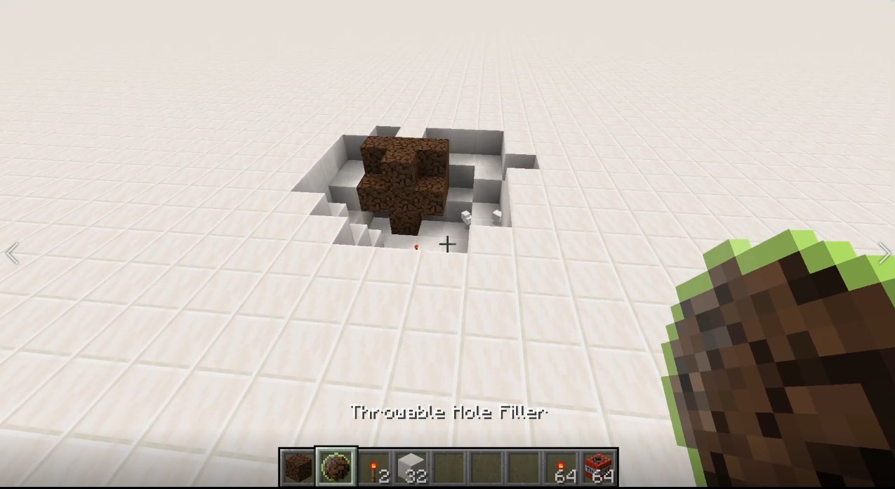 Minecraft マイクラ Mod紹介部 Hole Filler 1 12 1 16 5 穴を埋め立てることのできるアイテムを追加するmod デフォルトで半径12ブロック以内の穴を埋めることができる 埋めた跡は地形に沿うようになるため とても自然な見た目になる Dl T Co Minecraft マイクラ Mod紹介部 Hole Filler 1 12 1 16 5 穴を埋め立てることのできるアイテムを追加するmod デフォルトで半径12ブロック以内の穴を埋めることができる 埋めた跡は地形に沿うようになるため とても自然な見た目になる Dl T Co