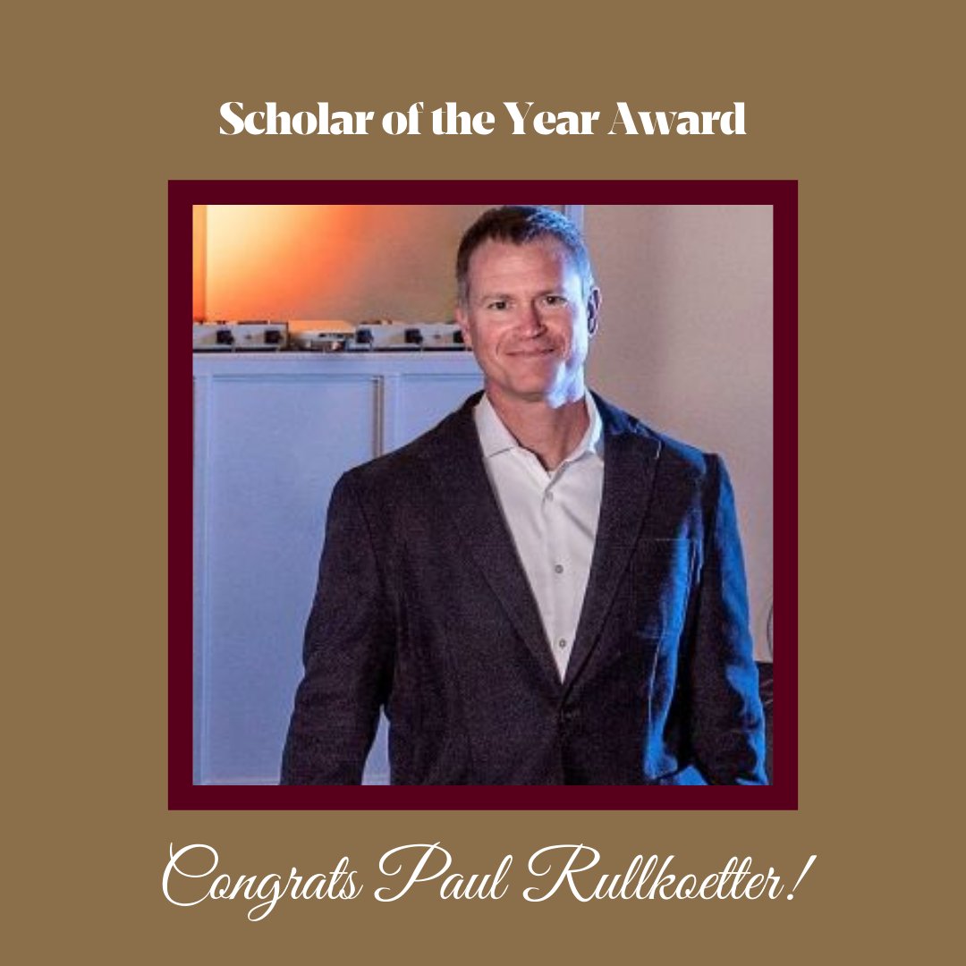 RitchieSchool's tweet photo. Congratulations to our Scholar of the Year Award recipient, Dr. Paul Rullkoetter! We are proud of your hard work #forwardfaster #scholaroftheyear #STEM https://t.co/hBd7ufs2HS