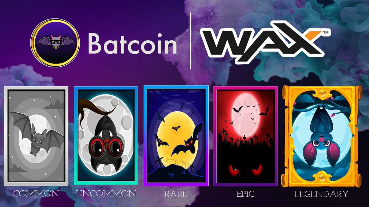 BatcoinBSC's tweet photo. 📌 Good news Vampires community 🦇 Our NFTs will be on the WAX   network ✅ Batcoin continues working and together we will go to the moon 🚀🚀🚀more information soon 📣📣 #Batcointhemoon #BatcoinNFT #BatcoinArmy #Batcoincommunity https://t.co/eL9qrqwXax