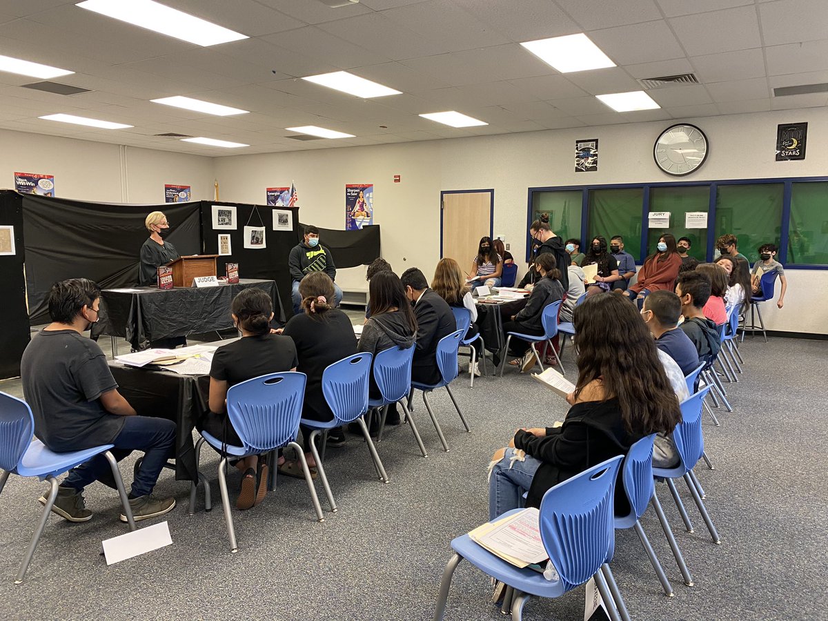 GUILTY! The Jury finds the Defendant, John Wilkes Booth Guilty!⚖️🧑‍⚖️ #bsdlitcamp #middleschool #TrialoftheCentury 
@Mr_Gonzo_ @priscilavlopezp @frescas_mr