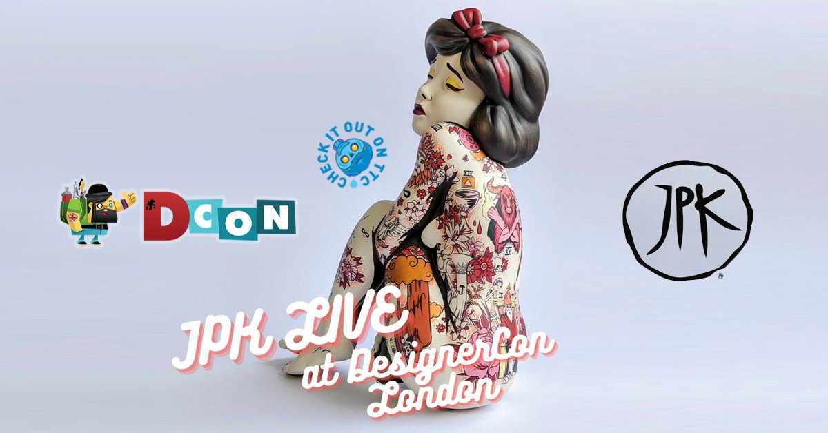 One of the biggest Designer Toy artists on the planet enters the @designercon London fray! In enters, <a href="/jonpaulkaiser/">Jon-Paul Kaiser</a>! Roll on August! #designerconlondon

thetoychronicle.com/news/jon-paul-…