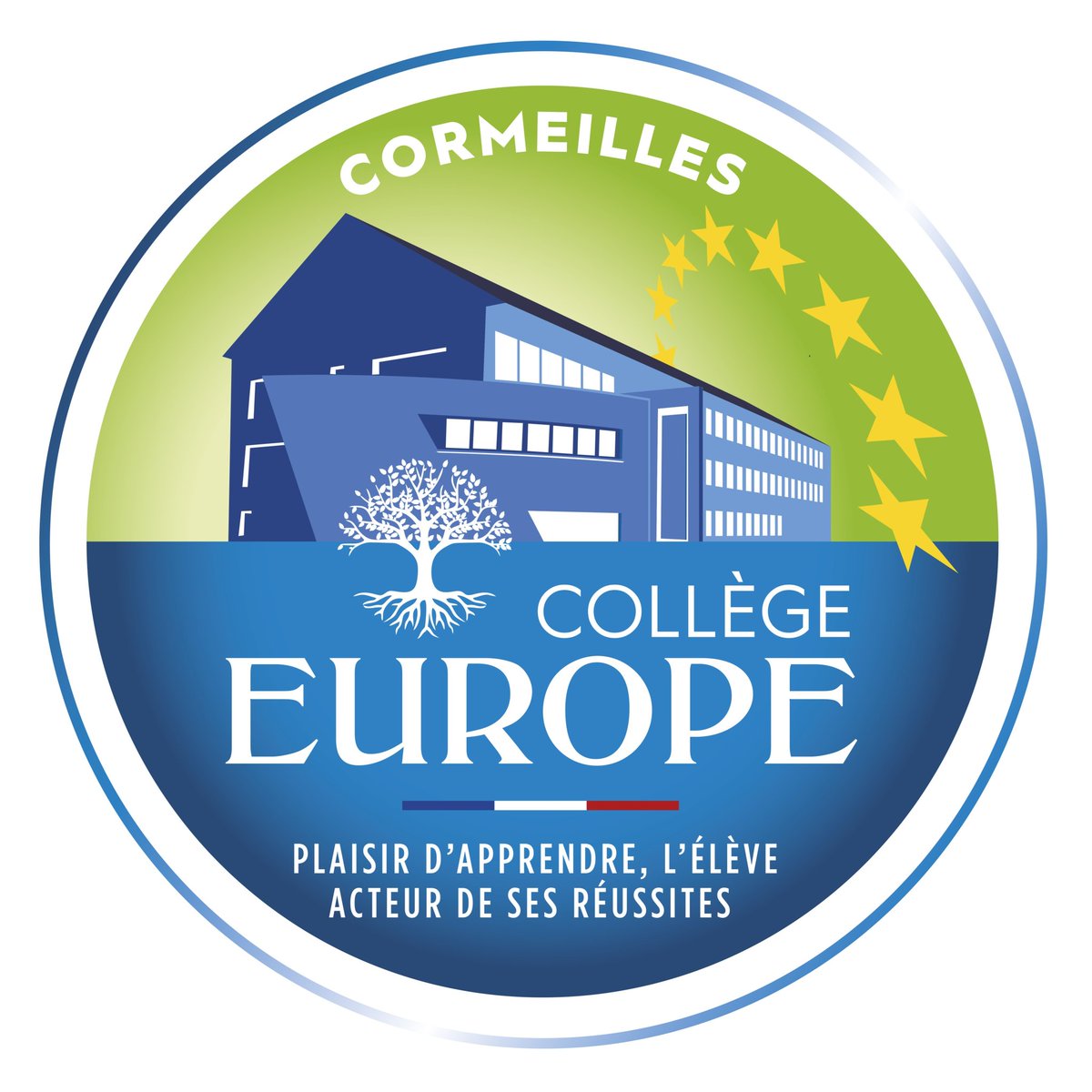CollegeEurope27's tweet photo. Le nouveau logo du @CollegeEurope27 validé par le Conseil d'administration.
Fruit du travail collégial des élèves coachés par #PascalLouail #Graphiste
Nous retrouvons véritablement l'identité de notre collège 😍
Merci aux élèves 🚸
@ac_normandie
@LaurentLeMerci4
@EureenNormandie https://t.co/6p2yJPPcjy