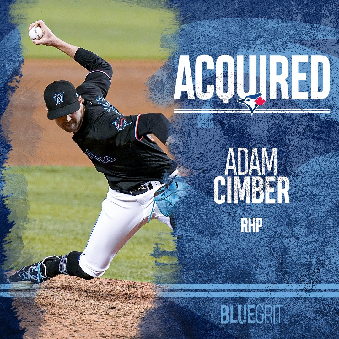 Toronto Blue Jays on X: OFFICIAL: We've acquired RHP Adam Cimber