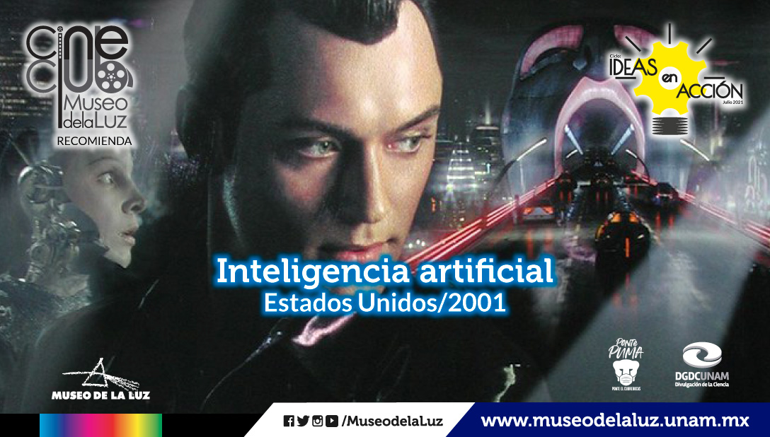 En un futuro distópico, un #ingeniero construye un niño #robot programado para amar, pero la gente no está preparada para corresponder al #amor de las máquinas. 👦🏼🤖

Nuestro #CineClub 🎬 recomienda "Inteligencia artificial" (2001) ➡️ bit.ly/2U57jMC.

#IdeasEnAcción 💡⚙️