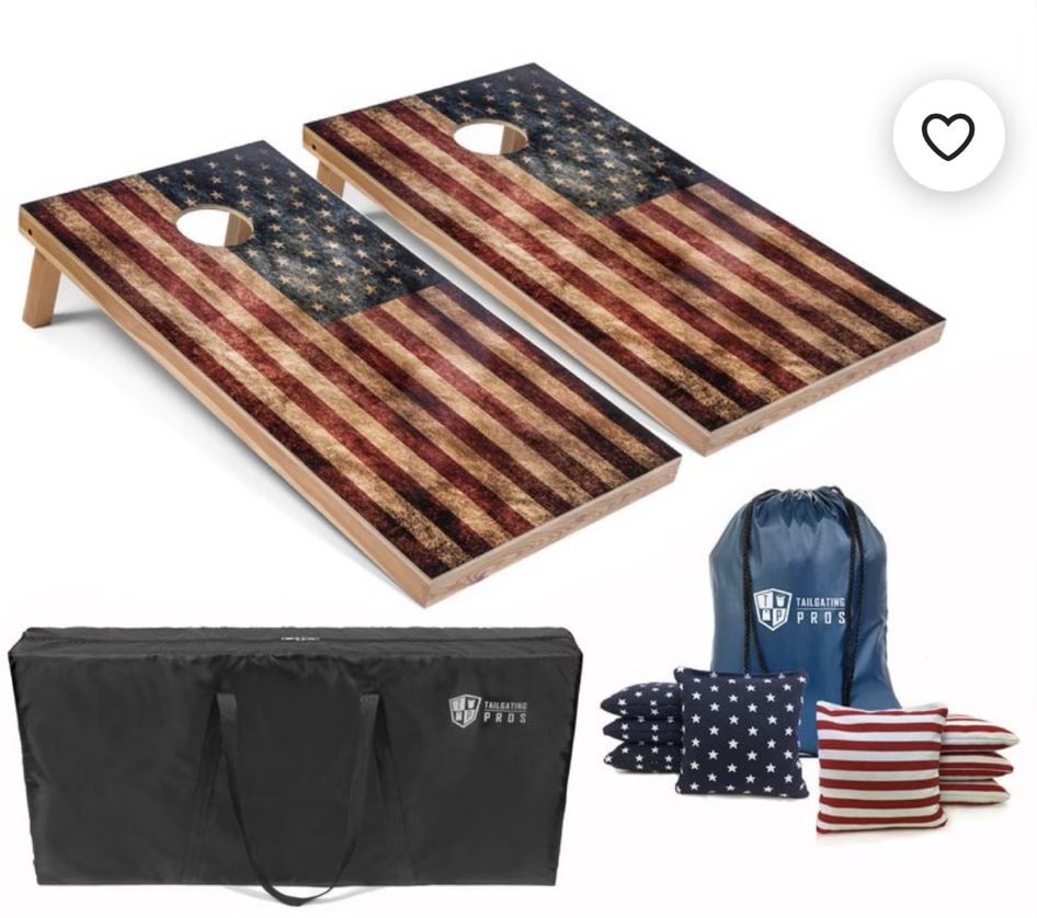 LetneyLogan's tweet photo. Please like, comment, and retweet for a chance to win one of our giveaways this season! Packages include: 
- Cornhole Boards &amp; Fireworks
- Texas Flag Concealed Gun Case &amp; Fireworks
- Handcrafted Wooden American Flag &amp; Fireworks https://t.co/f18ygaxeTJ