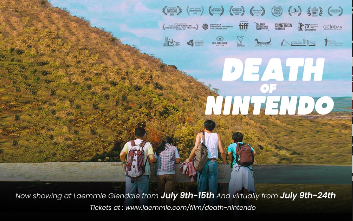 filmindependent's tweet photo. We’re so excited for #Fi #Fellow #ValerieMartinez and the theatrical run of #DeathofNintendo at Laemmle Glendale from July 9-15 and virtually from July 9-24! Bravo! Learn more + get your tickets: https://t.co/sQWsBdAnPF https://t.co/gSf6TZDcnU