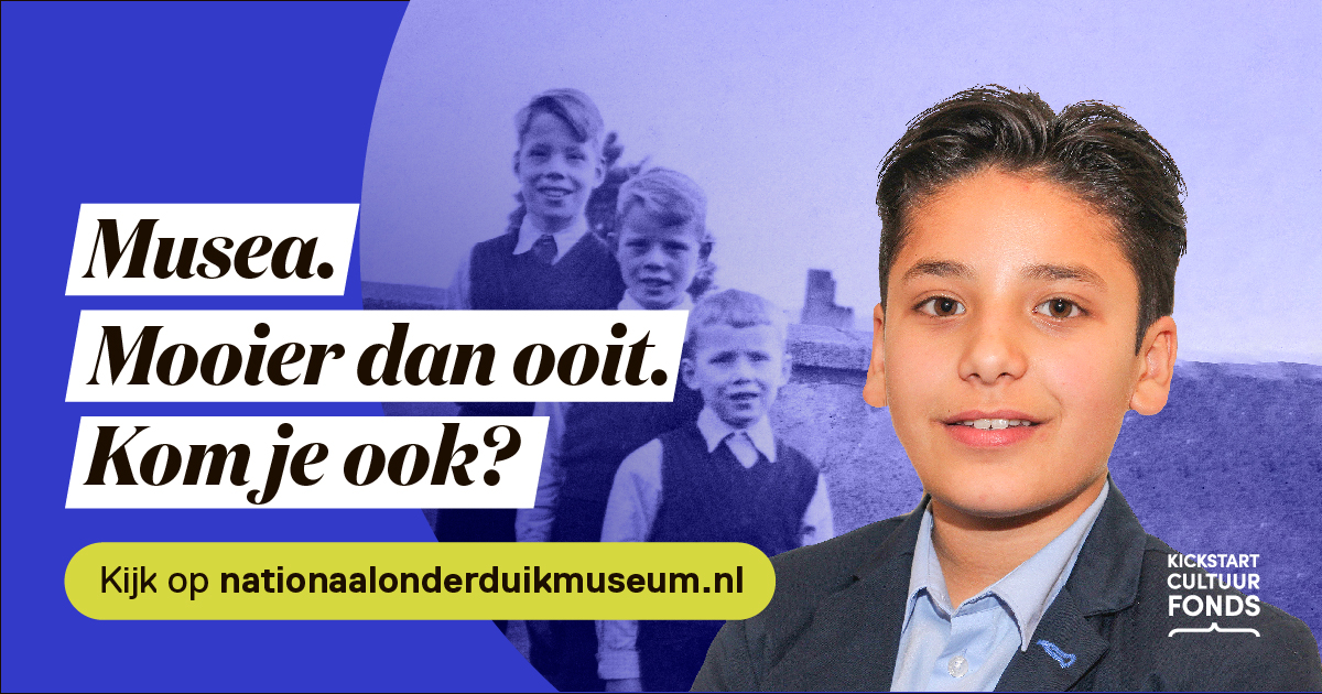 Het Nationaal Onderduikmuseum Mooier dan ooit.
Kent u de persoonlijke verhalen van Joseph, Hubert, Ate, Rudi, Ghassan, Dik, Monique, Ruth en Sallo al? Deze zijn nu te zien in de expositie Kind van de Vrijheid.
Lees meer op onderduikmuseum.nl
#MooierDanOoit @museum.nl