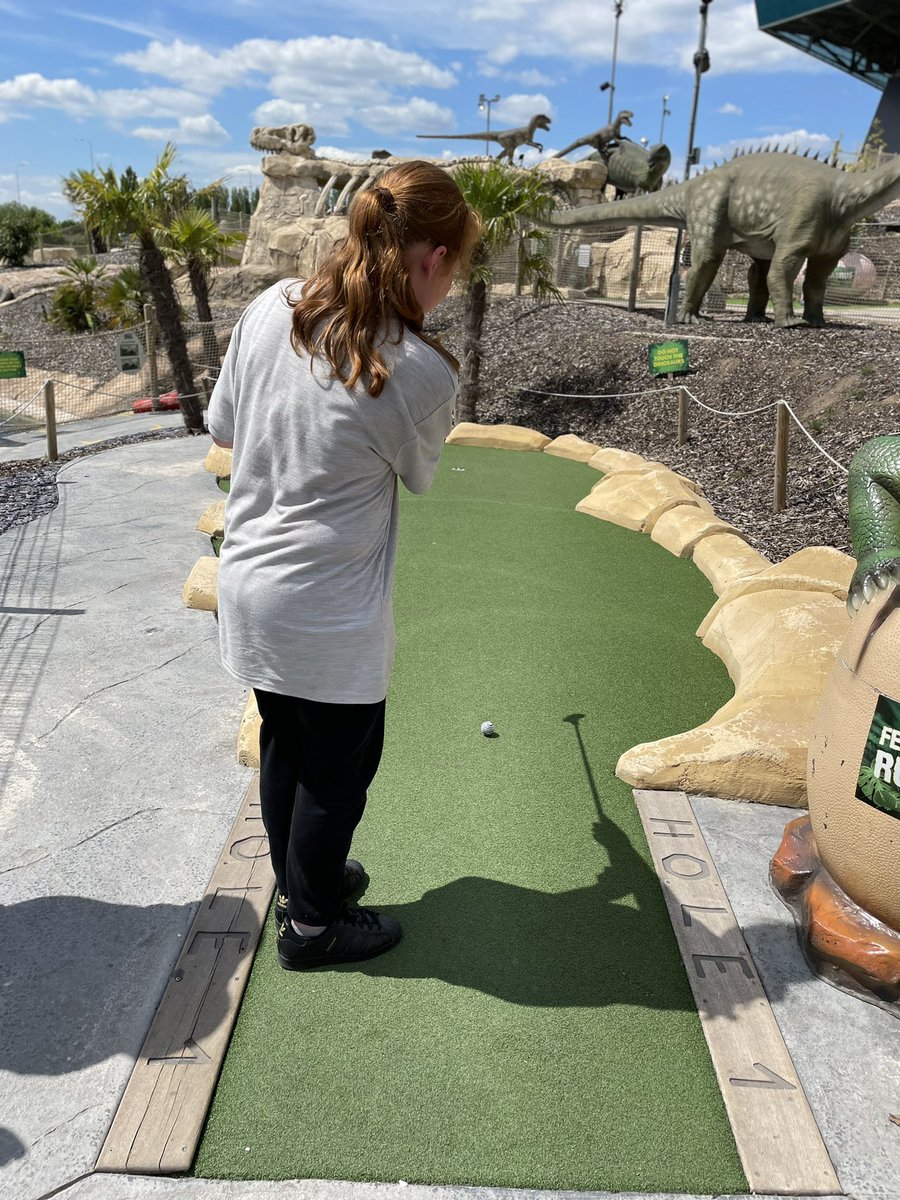 Livvi_Fay's tweet photo. Crazy golf - Dinosaur style ๐ฆ๐ฆ #socialskills #classdayout @LeverParkSchool @bolton_pru https://t.co/p40A0ZE7XQ