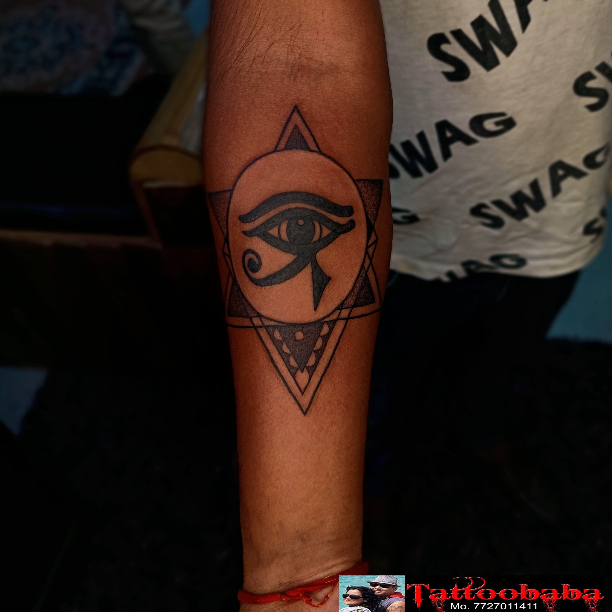 Old creepy eye tattoo in progress Maximilian Tattoo :