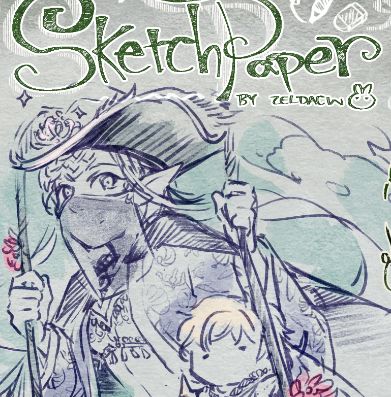 I've been making this exclusive monthly "SketchPaper" reward for my patrons.  It has my drawing tips, Q&amp;A, and my oc dress-up game using items named by patrons.  

Here are some of my favs from recent issues 💕
*p1 Cronus.  p2 Thetis. p3 Metis. p4 Persephone &amp; Hades. 