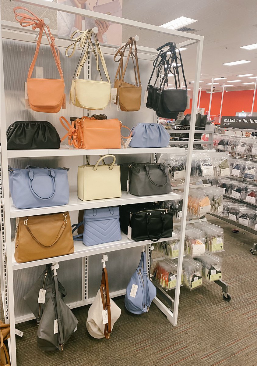 Backpacks, Wristlets, &amp; Purses OH MY. Loving the newness in our accessory department. So excited for our guests to get their hands on it. 👜 #joy #T803 #targetstyle