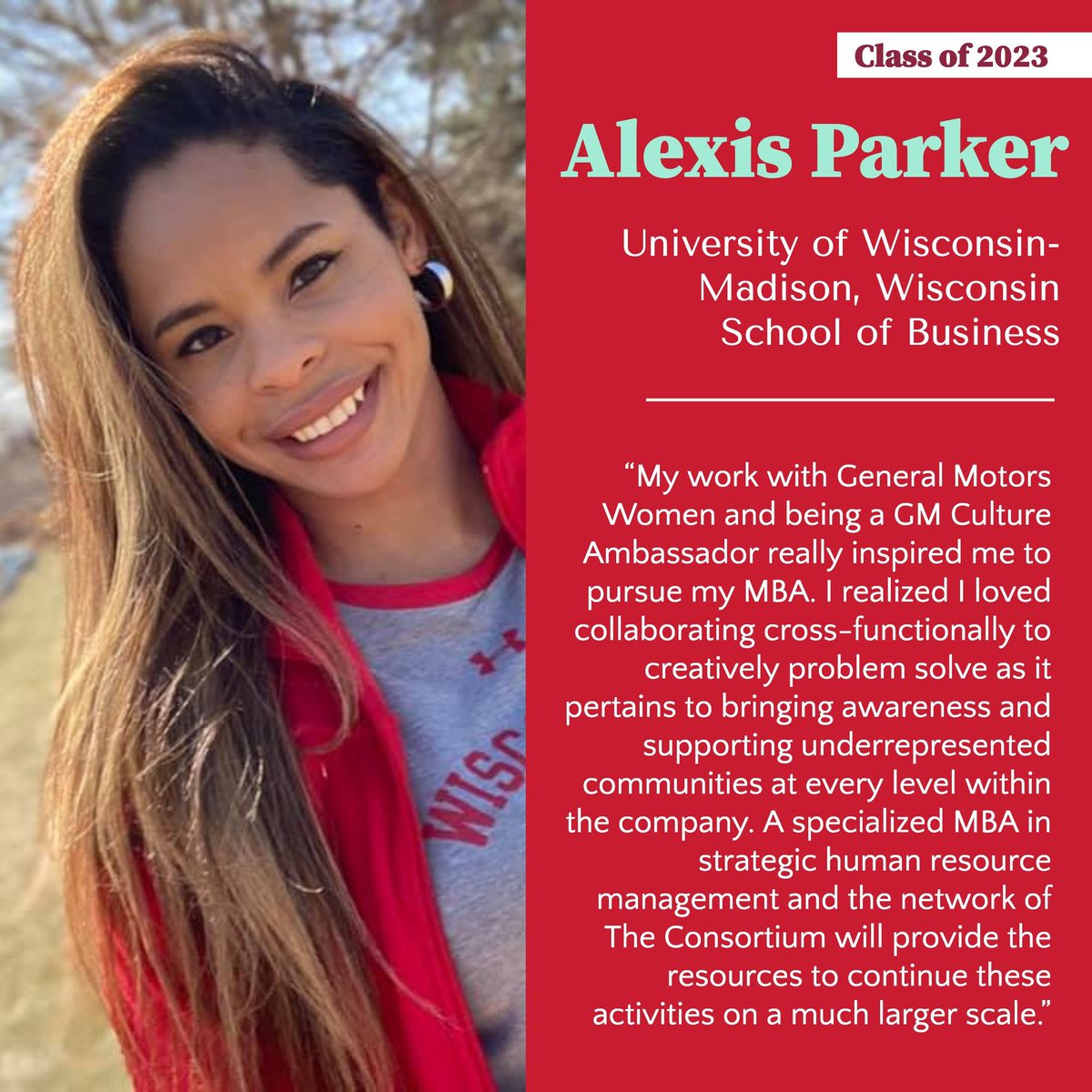 cgsm_mba's tweet photo. We asked members of our incoming class to share with us their “why” — why they chose to get their MBA and what they hope to do with it. @_MsParkerrr #MBA #Classof2023 #why https://t.co/cE2XrYXgOL