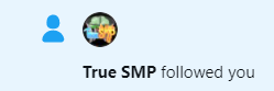 Kashino55's tweet photo. LET'S GOOOOOOOOOO #TrueSMP FOLLOWED ME WE IN BOIS https://t.co/i9Sa0OXnbr
