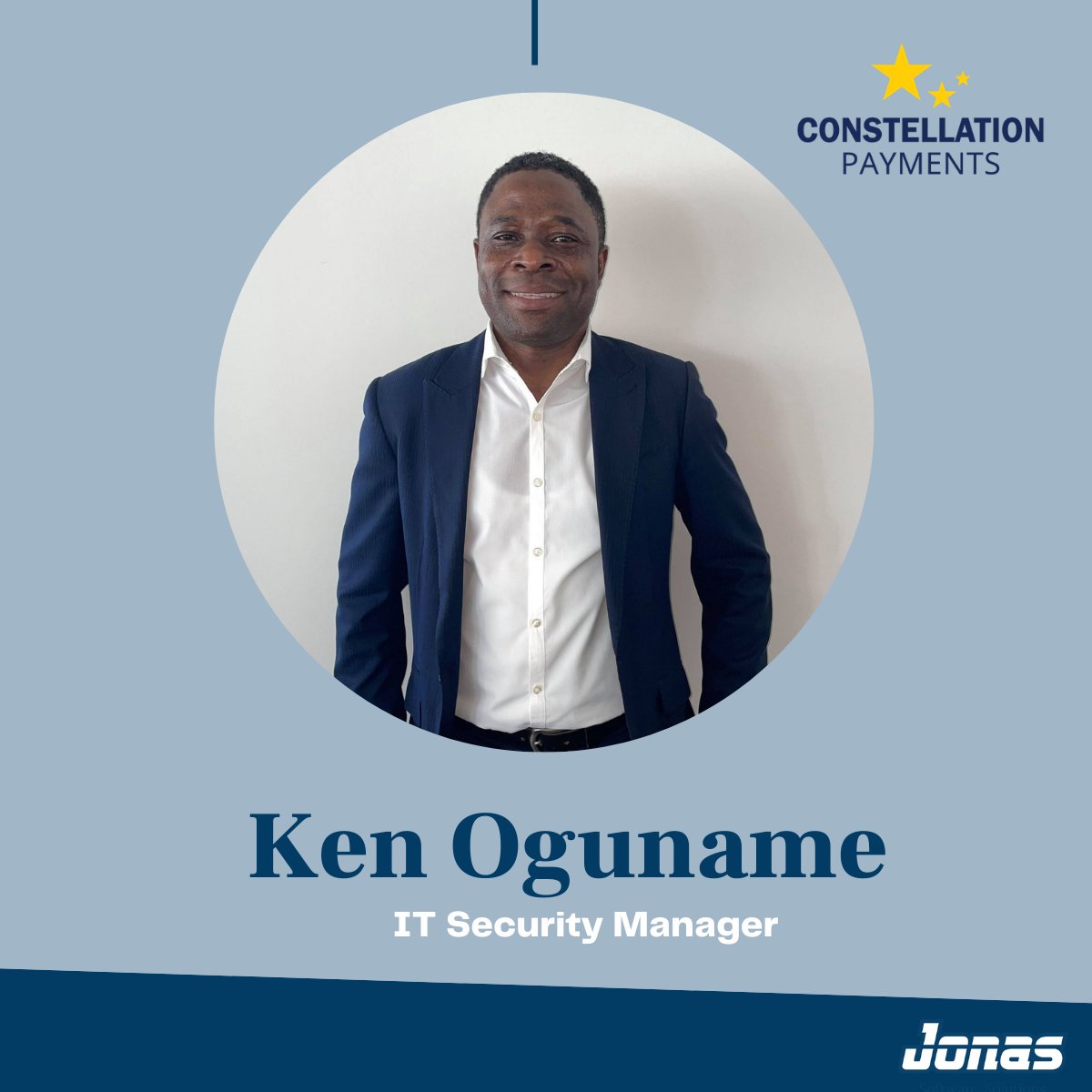 Welcome Ken Oguname to Jonas Software Solutions!

Ken has joined our team this week and will be working for our business unit Constellation Payments as an IT Security Manager!

#newhire #ConstellationPayments #cybersecurity