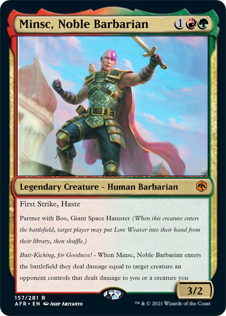 Puuuurrfect. <3 #ButtKickinForJustice #MTGDND #MTGDND #mtgxdnd #dnd