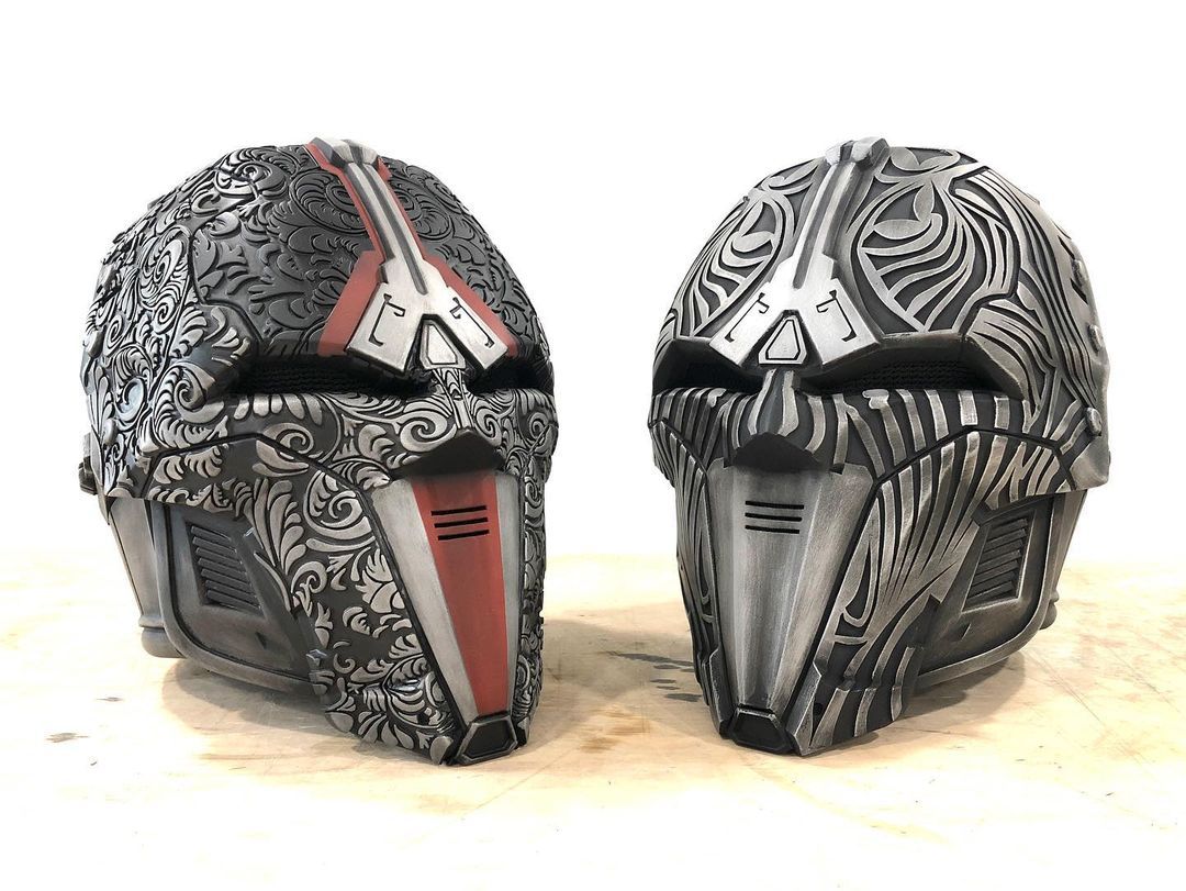 engineerguy_atl's tweet photo. Check out these beautiful Star Wars prop helmets from @MynocksDen Cold cast with Smooth-Cast™ 65D with aluminum powder and Smooth-Cast™ Onyx 

#ramaterials #smoothon #moldmaking #casting #coldcast #props https://t.co/ovmVMnlwaW