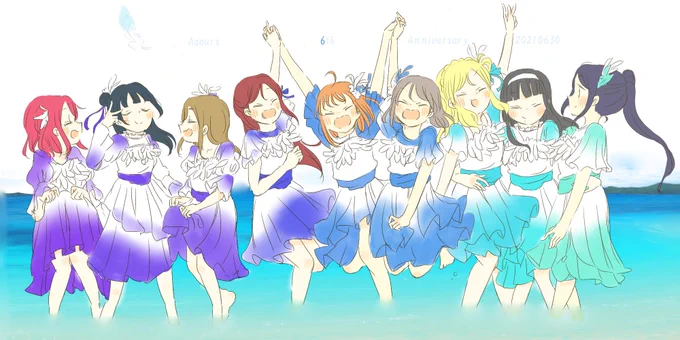 ユメ見る僕らってどんな色だろう? #Aqours6周年 
