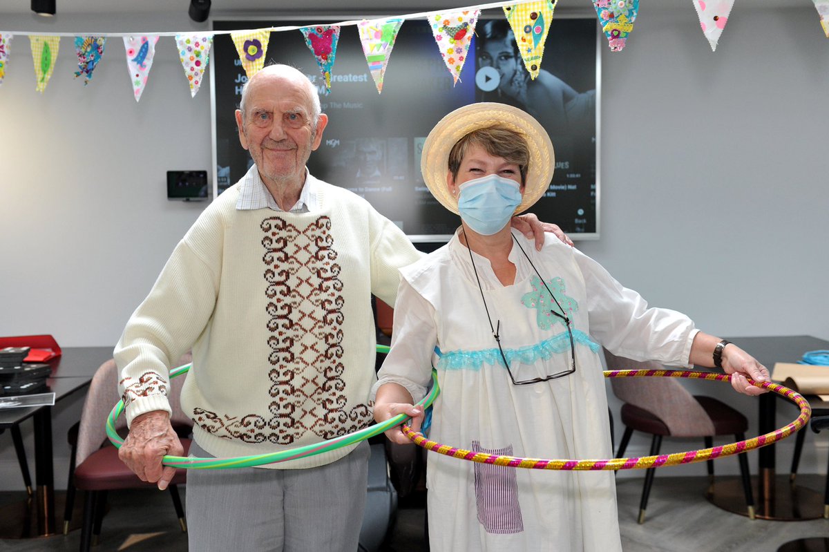 Some fab photos from today’s Step Back in Time event. 
We enjoyed a range of nostalgic childhood activities and as always, there was tea and cakes on hand, plus our sweet trolley￼ with traditional favourites! 
#CareHomeOpenWeek. For tours,drop us a line at info@wentworthct.com