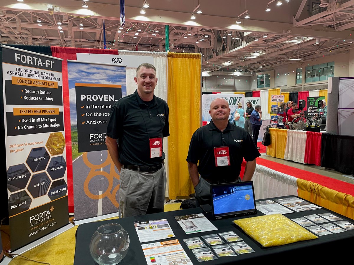 FORTA_FI's tweet photo. Did you see these two at the @MDMunicipal #MMLSummer2021 Show? There's still time! Stop by #Booth610 to get #STRONGERLASTING pavements! https://t.co/JuKAVHTl6x